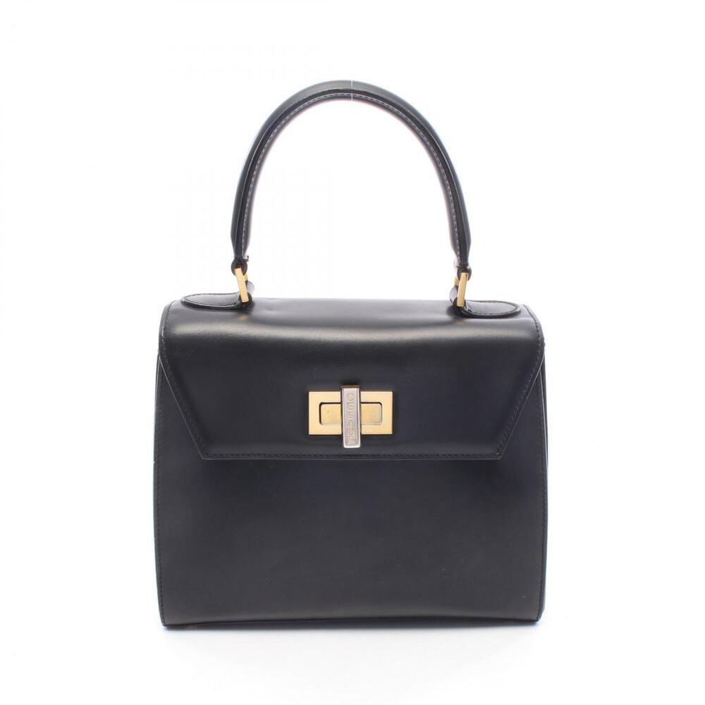 Celine CELINE handbag, leather, women's, black